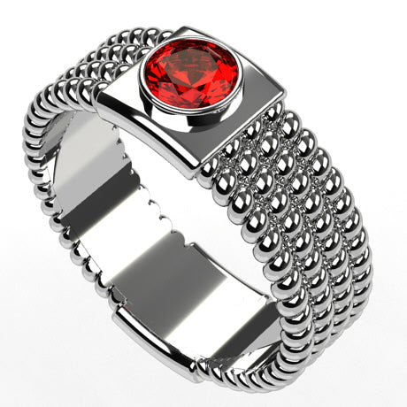 Or blanc 18 carats