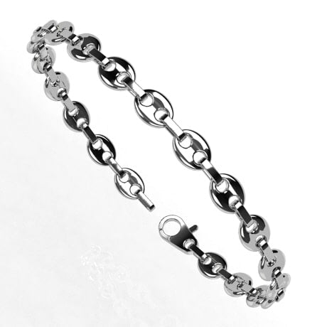 18 Carats Bracelet De Fiancaille Homme Bracelet Grain De Café En