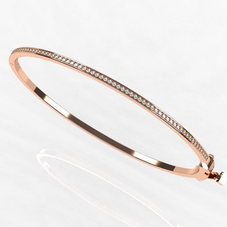 Or rose 18 carats