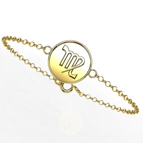 Or jaune 18 carats - Vierge