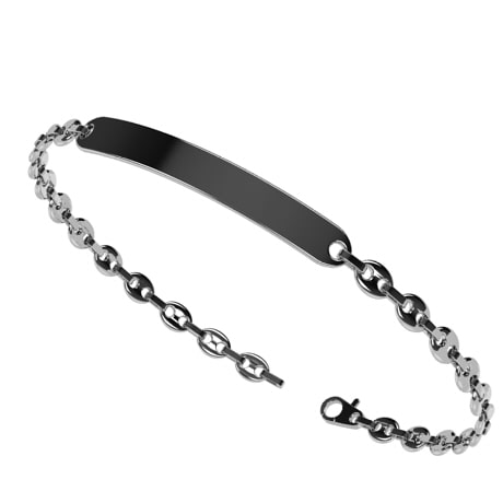 Or blanc 18 carats - Argent 925