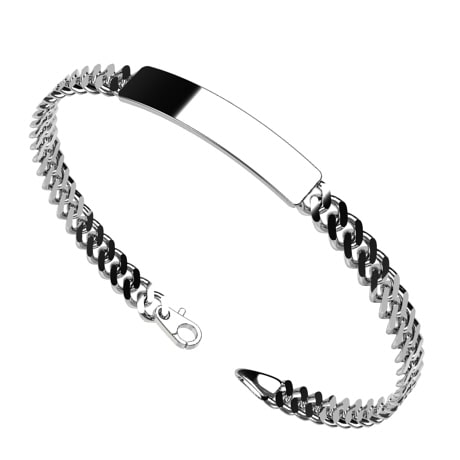 Luxe Gourmette Homme Or 18 Carats Gourmette Diamant Homme