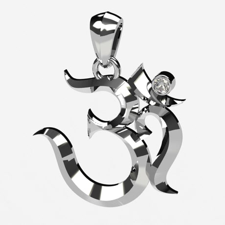 Or blanc 18 carats - Avec Diamant