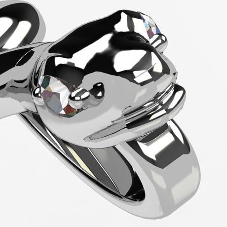 Or blanc 18 carats
