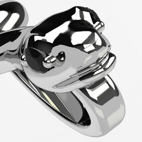 Or blanc 18 carats