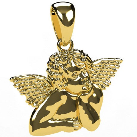 Collier Pendentif Ange Gardien – Métal Argenté – Unisexe – Fantaisie – Neuf Avec étiquette