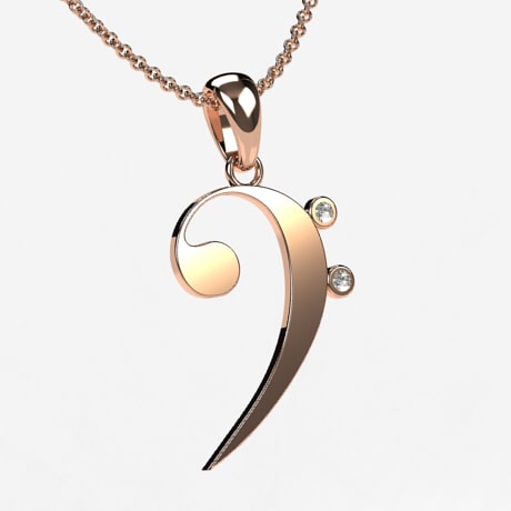 Or rose 18 carats - Avec Diamants