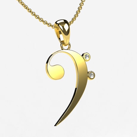 Or jaune 18 carats - Avec Diamants