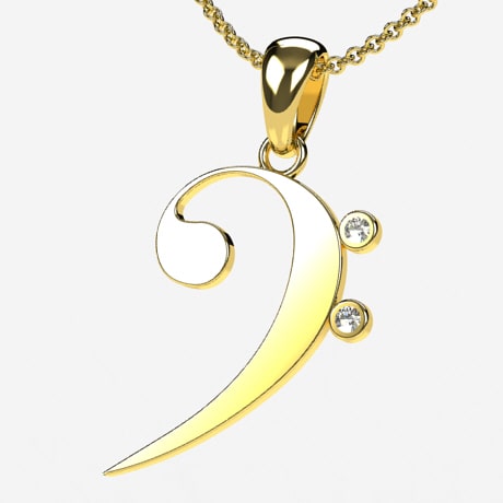 Or jaune 18 carats - Avec Diamants