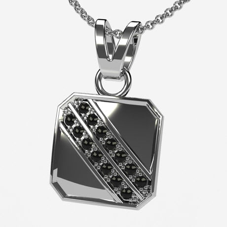 Pendentif Diamant pour Homme