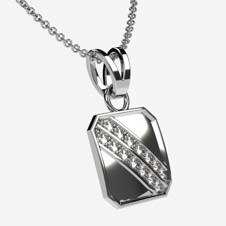 Or blanc 18 carats - Diamants Blancs