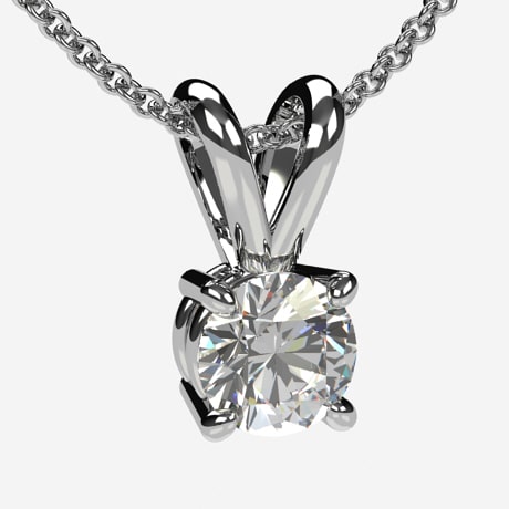 Pendentif Diamant Solitaire Pendentif Diamant Solitaire De Carat