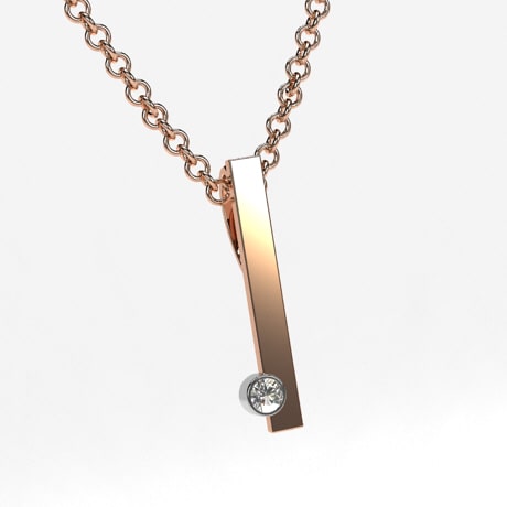 Or rose 18 carats