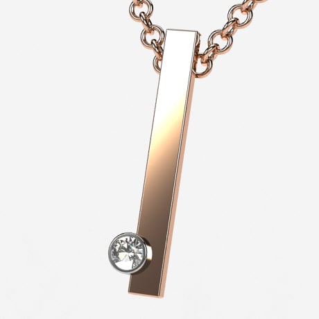 Or rose 18 carats