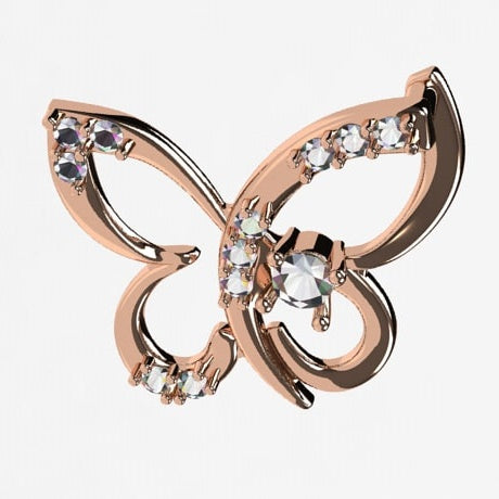 Or rose 18 carats - Avec Diamants