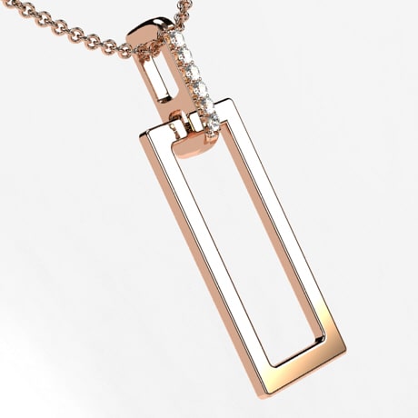 Or rose 18 carats - Avec Diamants