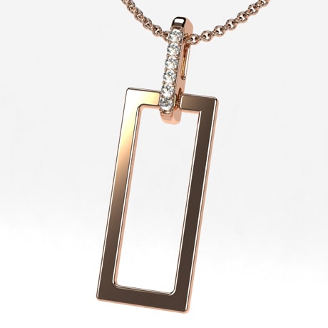 Pendentif rectangulaire