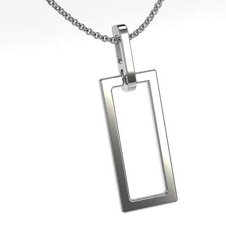 Or blanc 18 carats - Sans Diamant
