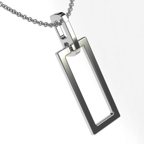 Or blanc 18 carats - Sans Diamant