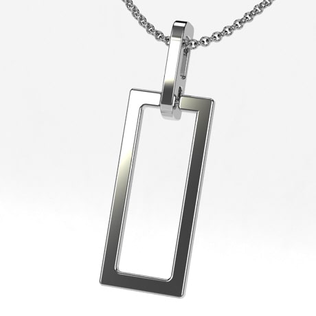 Or blanc 18 carats - Sans Diamant