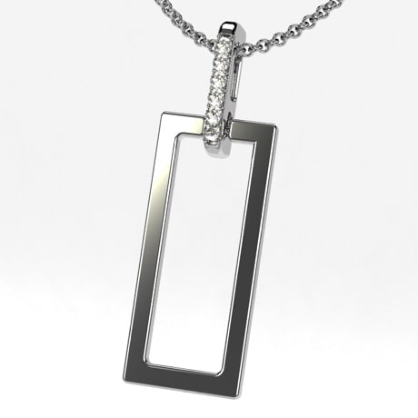 Or blanc 18 carats - Avec Diamants