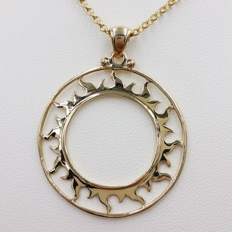 Pendentif Soleil en Or
