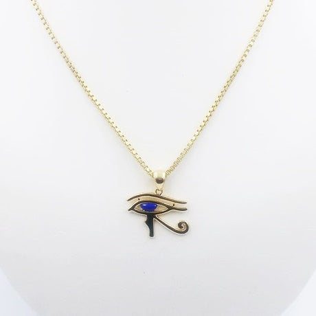 Or jaune 18 carats - Lapis-lazuli