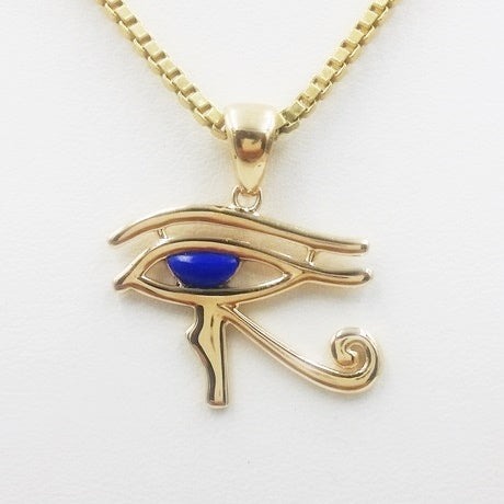 Or jaune 18 carats - Lapis-lazuli