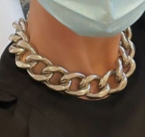 Collier ras de cou argent
