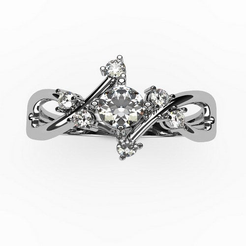 Or blanc 18 carats