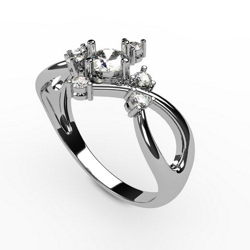 Or blanc 18 carats