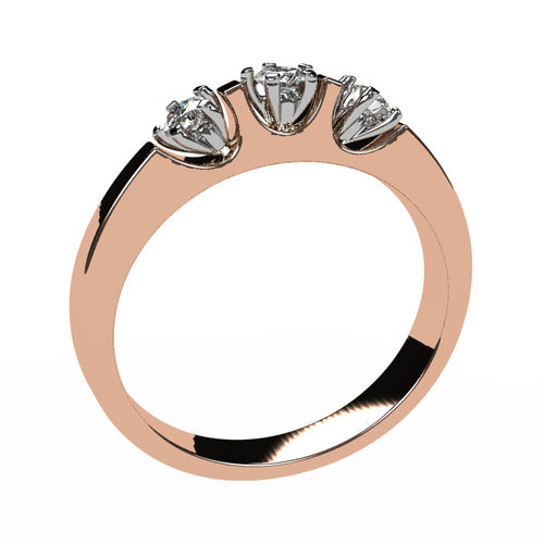 Or rose 18 carats