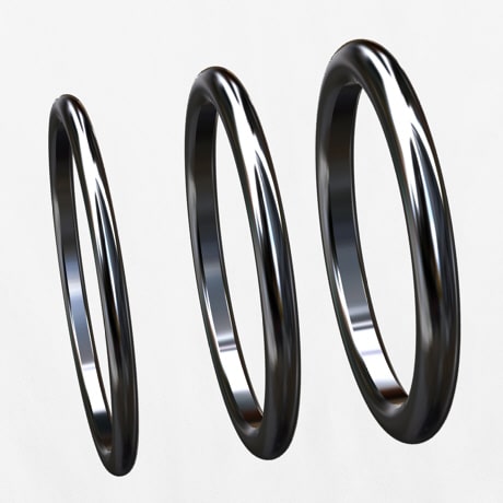 Alliance Jonc en Or Noir - Main Image