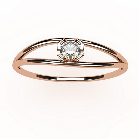 Or rose 18 carats