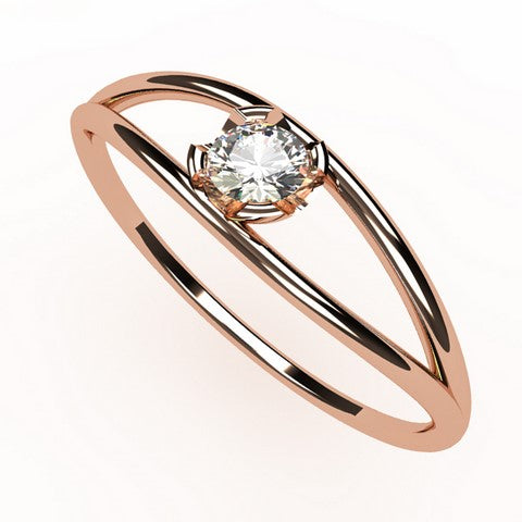 Or rose 18 carats