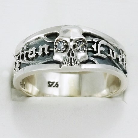Bague tête de mort ss outlet