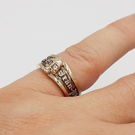 Bague fiancaille tete de mort outlet