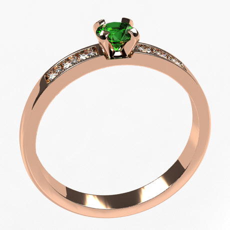 Bague emeraude femme 2025