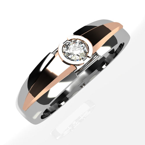 Or rose 18 carats