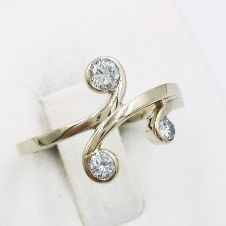 Or blanc 18 carats