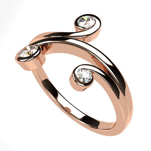Or rose 18 carats