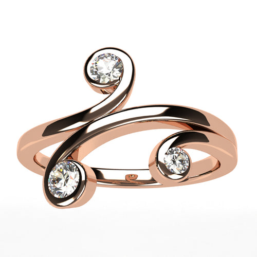 Or rose 18 carats