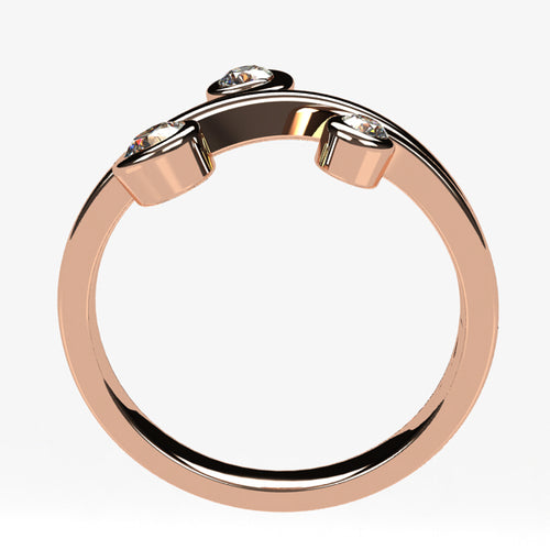 Or rose 18 carats