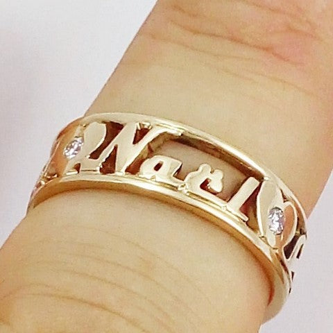 Bague avec hotsell prenom enfant