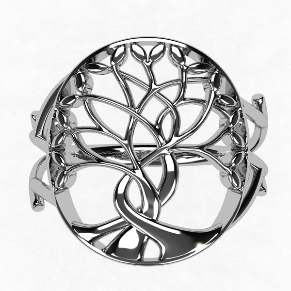 Bague arbre sales de vie homme
