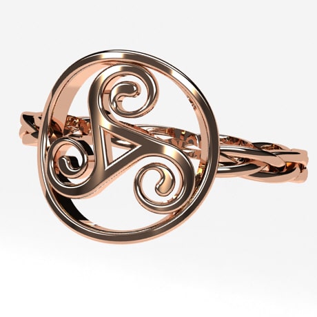Or rose 18 carats