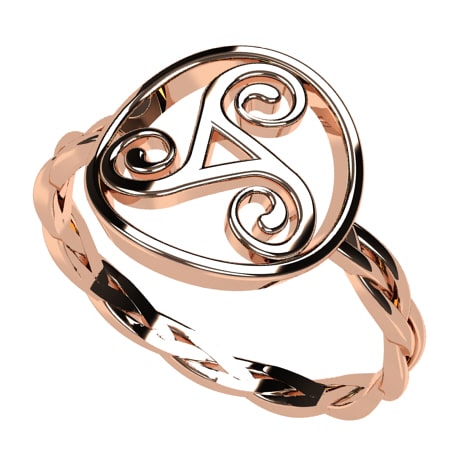 Or rose 18 carats