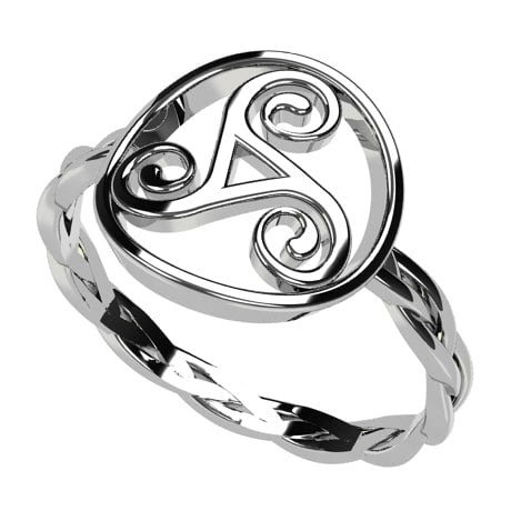 Or blanc 18 carats - Argent 925