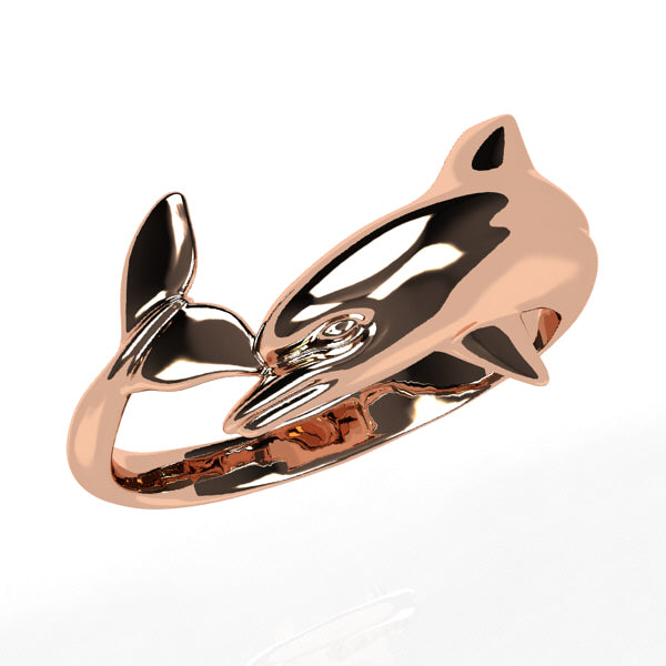 Bague Dauphin - Taille 51 - Bijou Fantaisie Occasion