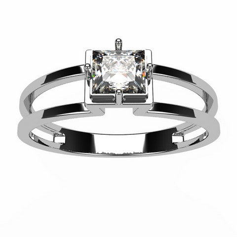 Or blanc 18 carats